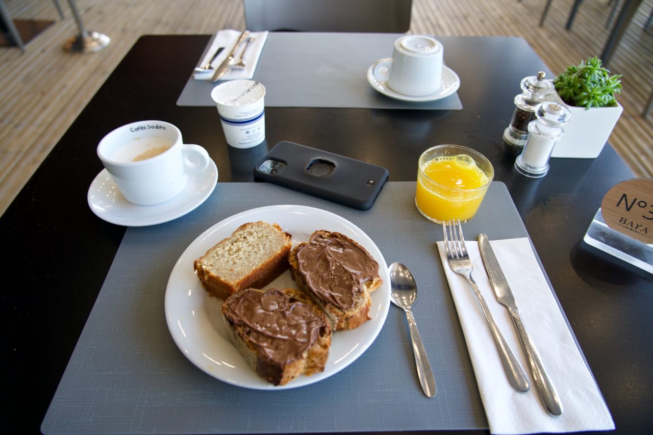 breakfast baya hotel capbreton