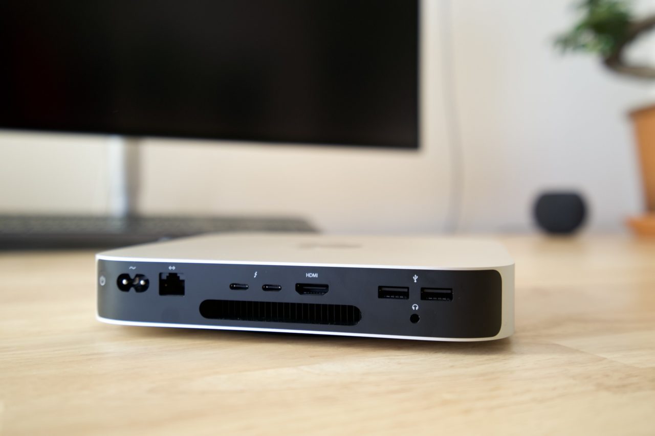 mac mini m1 connectique