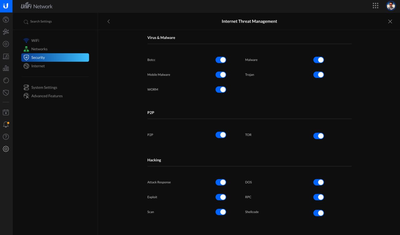 threat management unifi