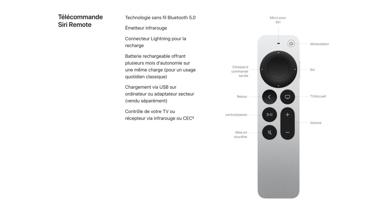 apple tv siri remote aluminium