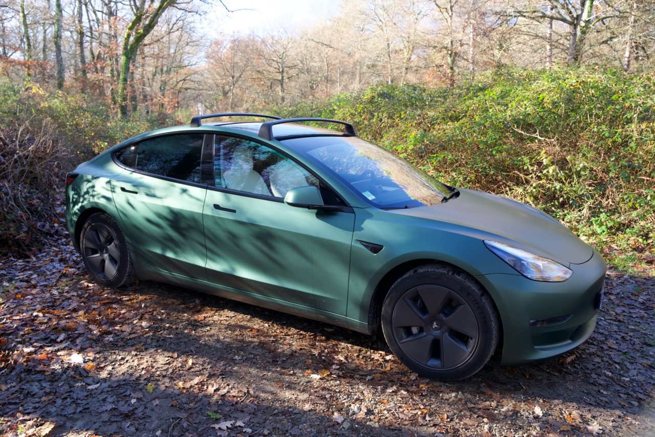 tesla model 3 barres de toit