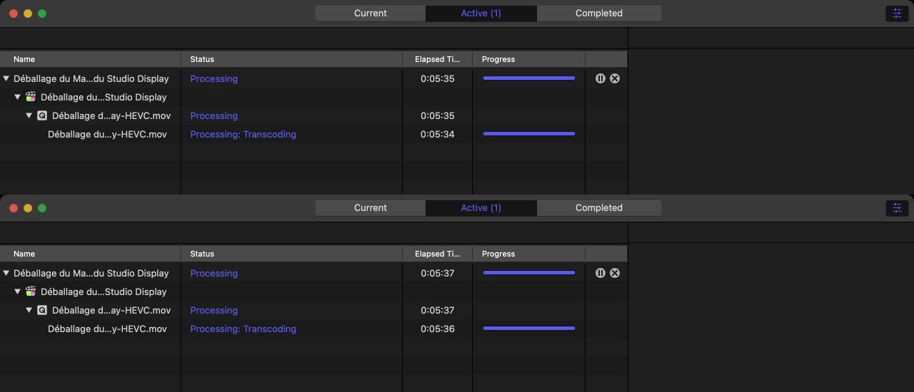 Export simple M1 Max vs M1 Ultra