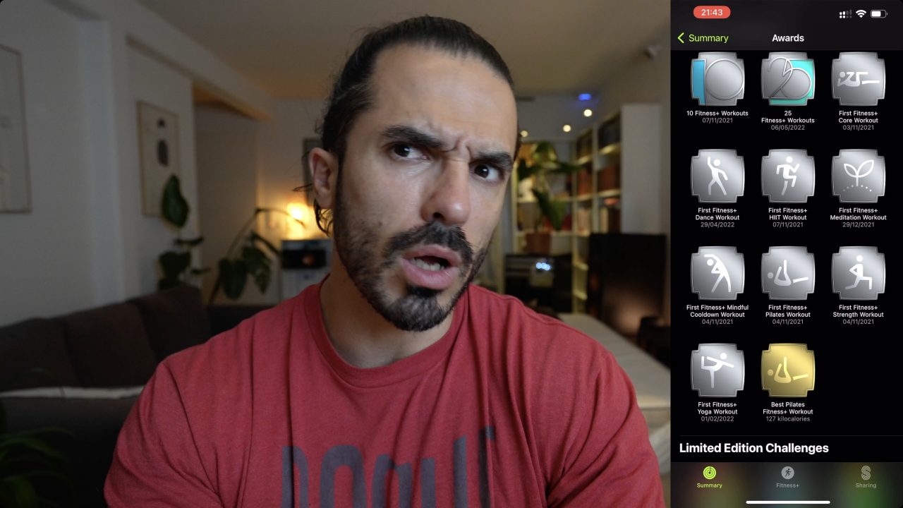 De nouveaux badges dans l'application Activité sous iOS 16