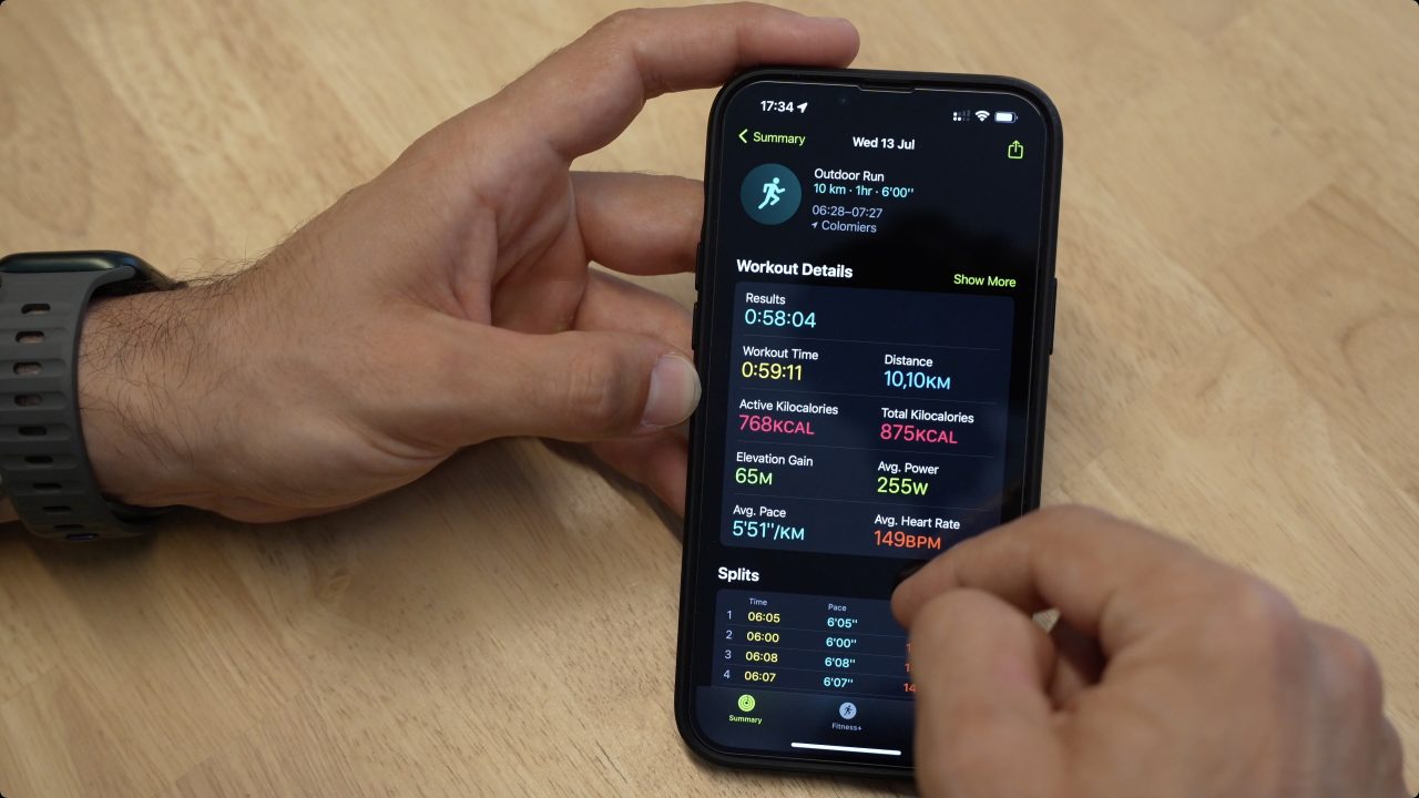 Running dans watchOS 9 : les nouveaux écrans qui font la différence