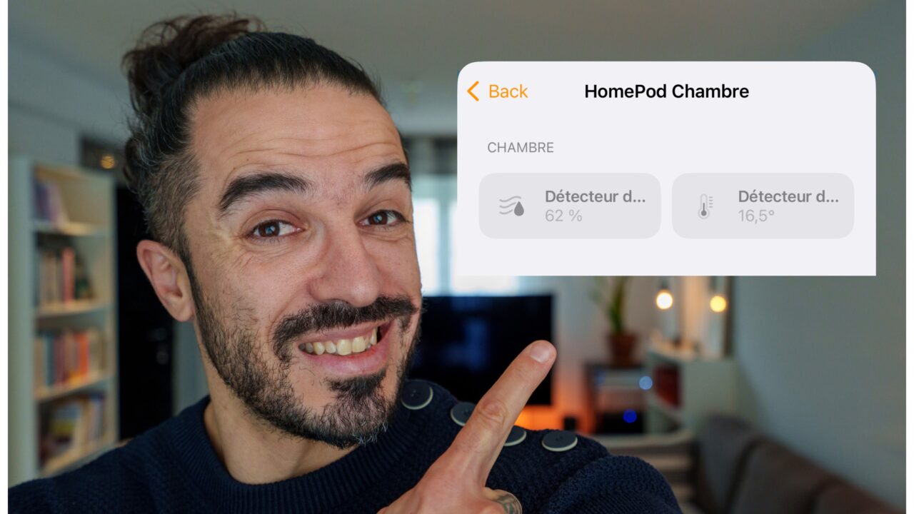 Température et humidité sur HomePod 16.3 - Les nouveautés