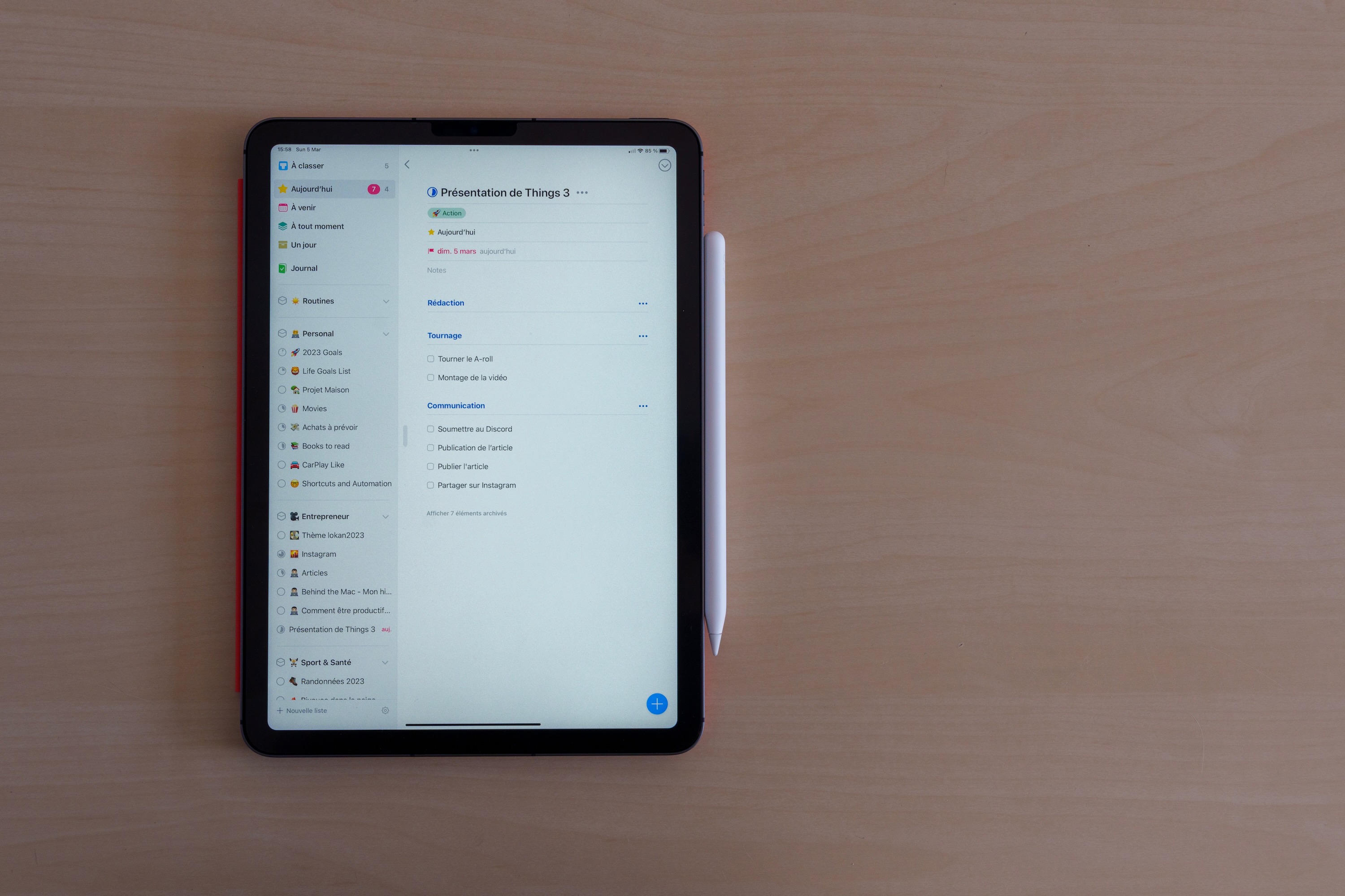 Things 3 - Guide d'utilisation complet du meilleur "gestionnaire de tâches"