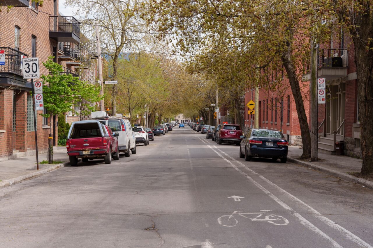 montreal rue perspective