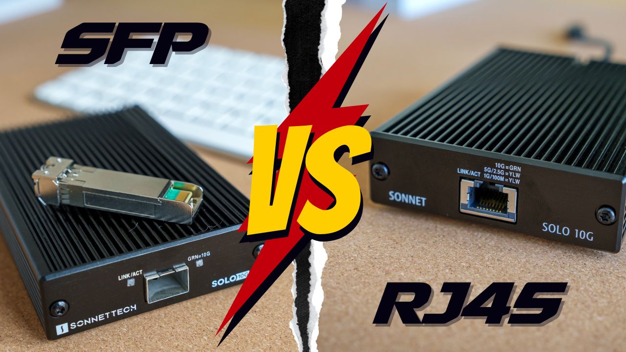 Quel adaptateur Thunderbolt vers 10 GbE choisir (SFP+ vs 10GBASE-T)