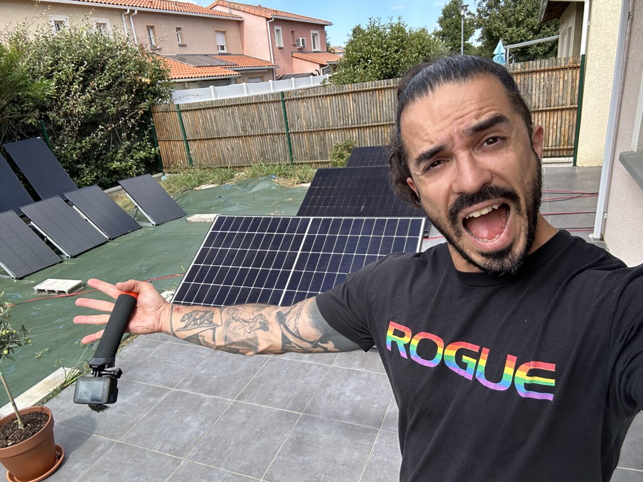 Nouveaux panneaux solaires en cours de test