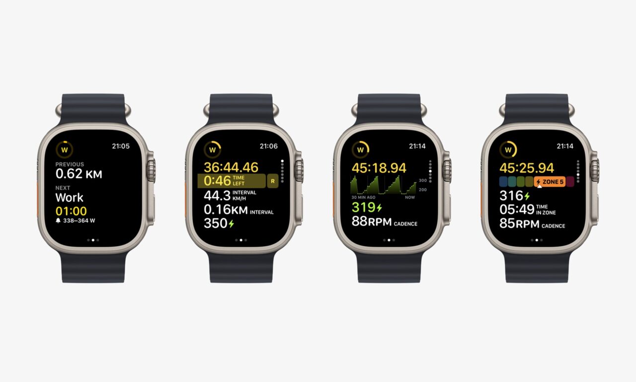 Apple Watch Ultra zones TrainingPeaks