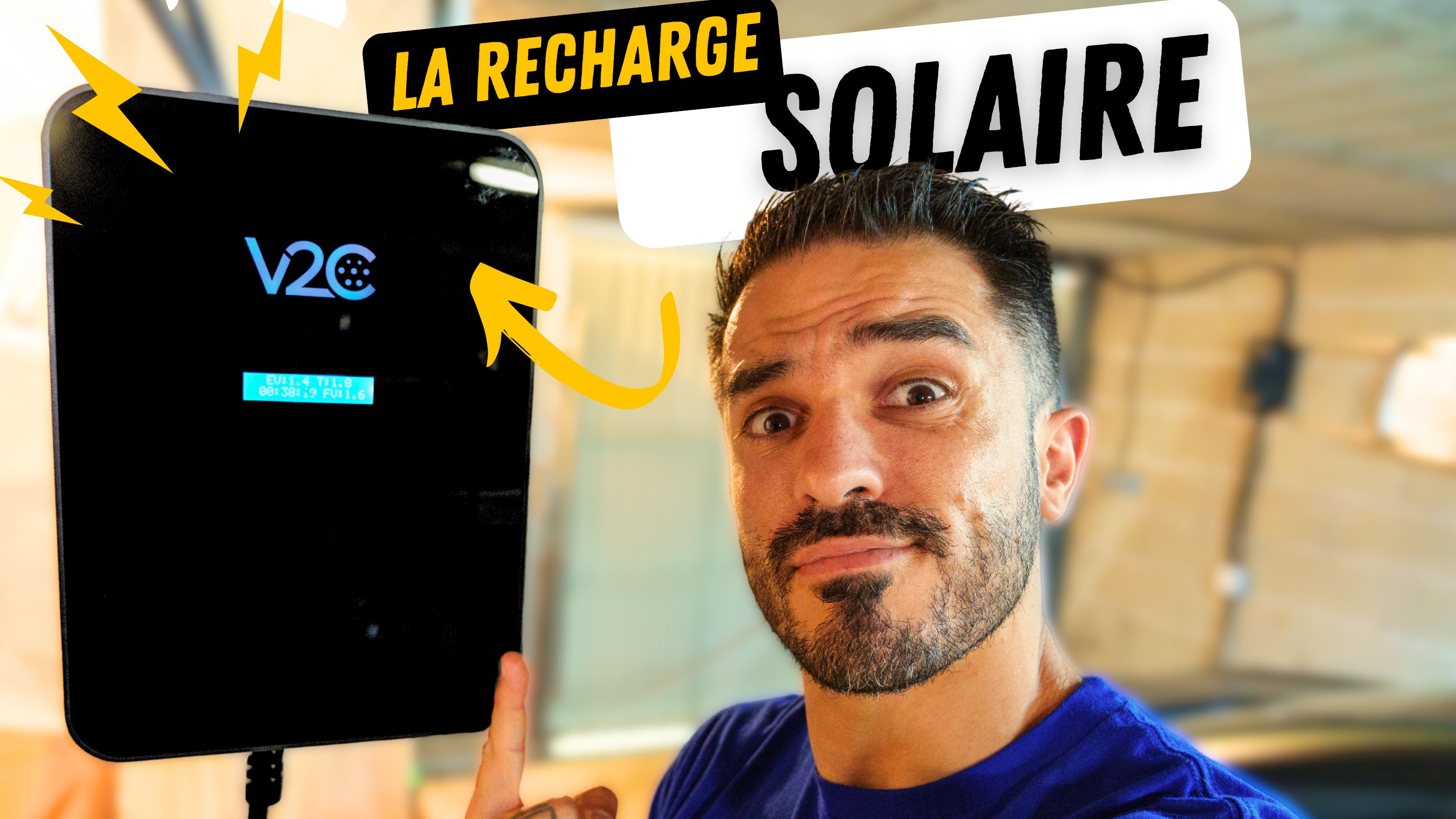 V2C Trydan : Chargez grâce à vos panneaux solaires