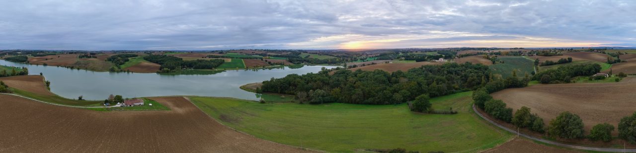 Panoramique avec drone DJI