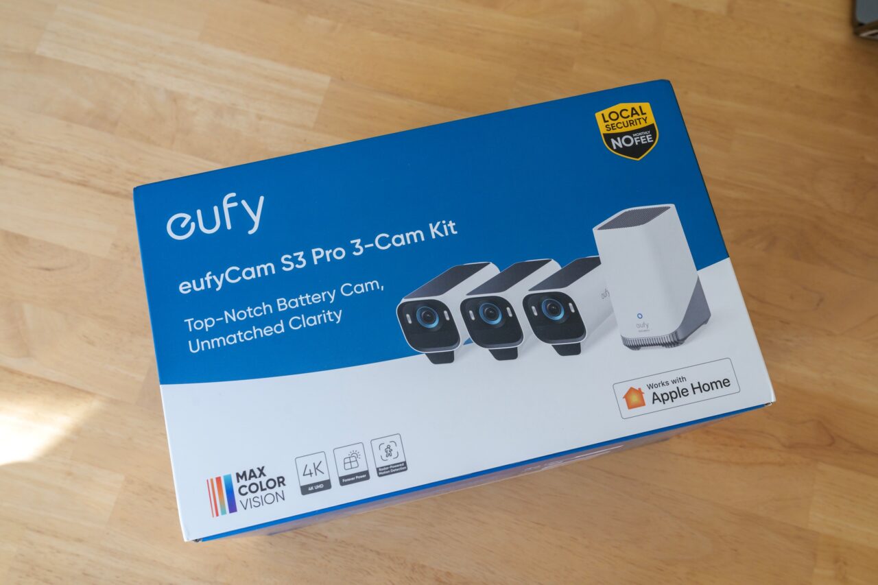 Kit de 3 cameras eufyCam S3 Pro camera HomeKit