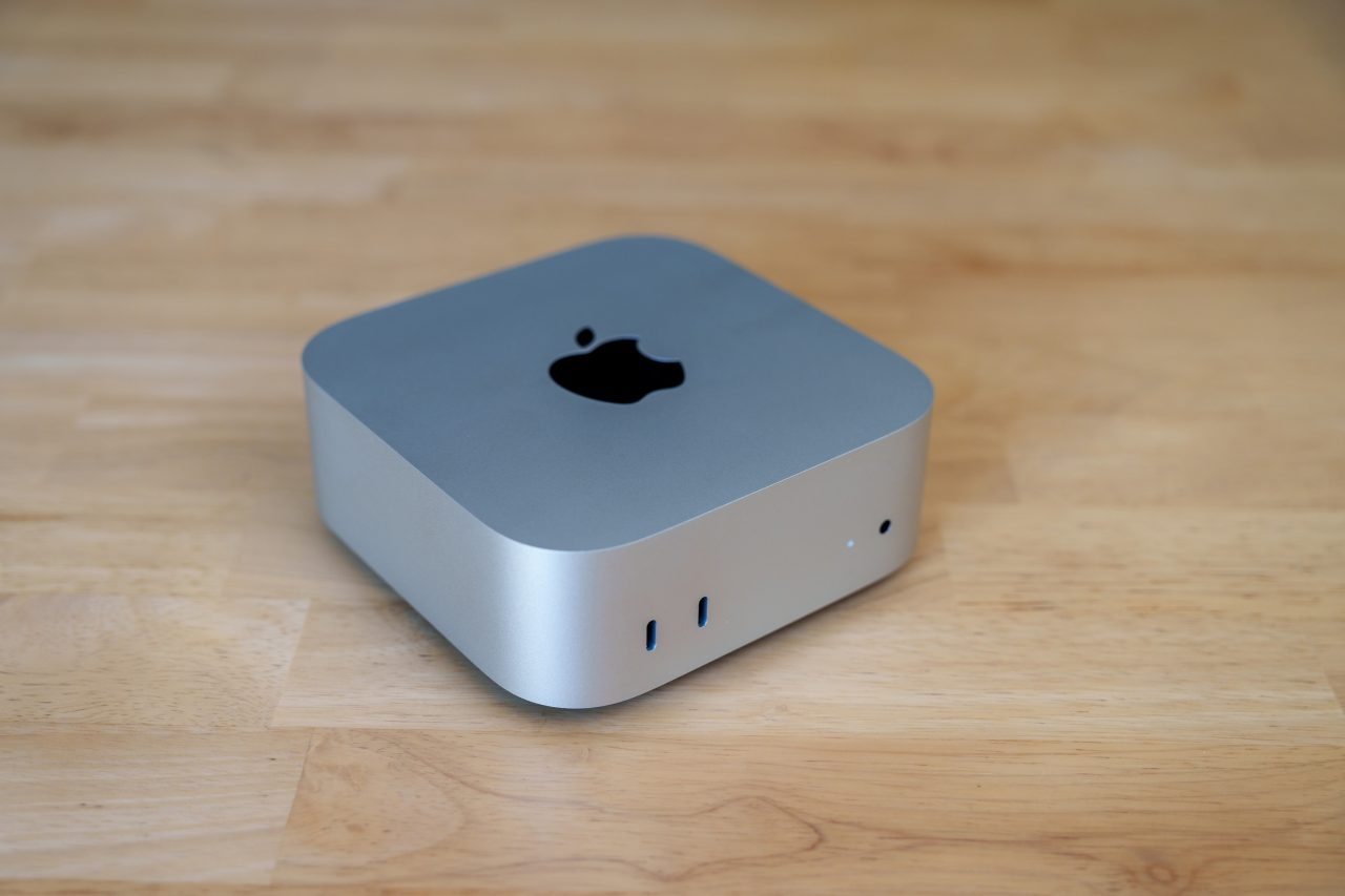 Mac Mini M4 ports USB C facade