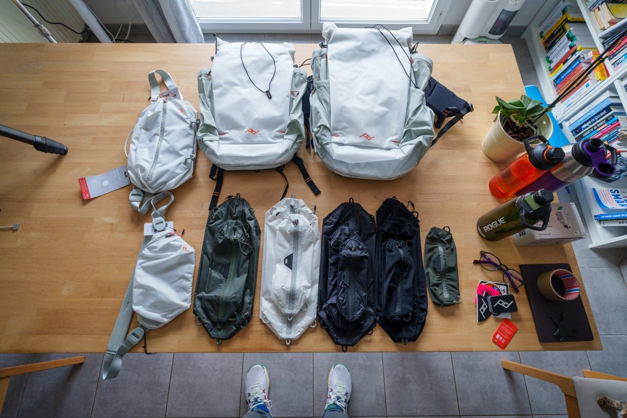 Peak Design Outdoor Line : tout (ou presque) est arrivé à la maison !