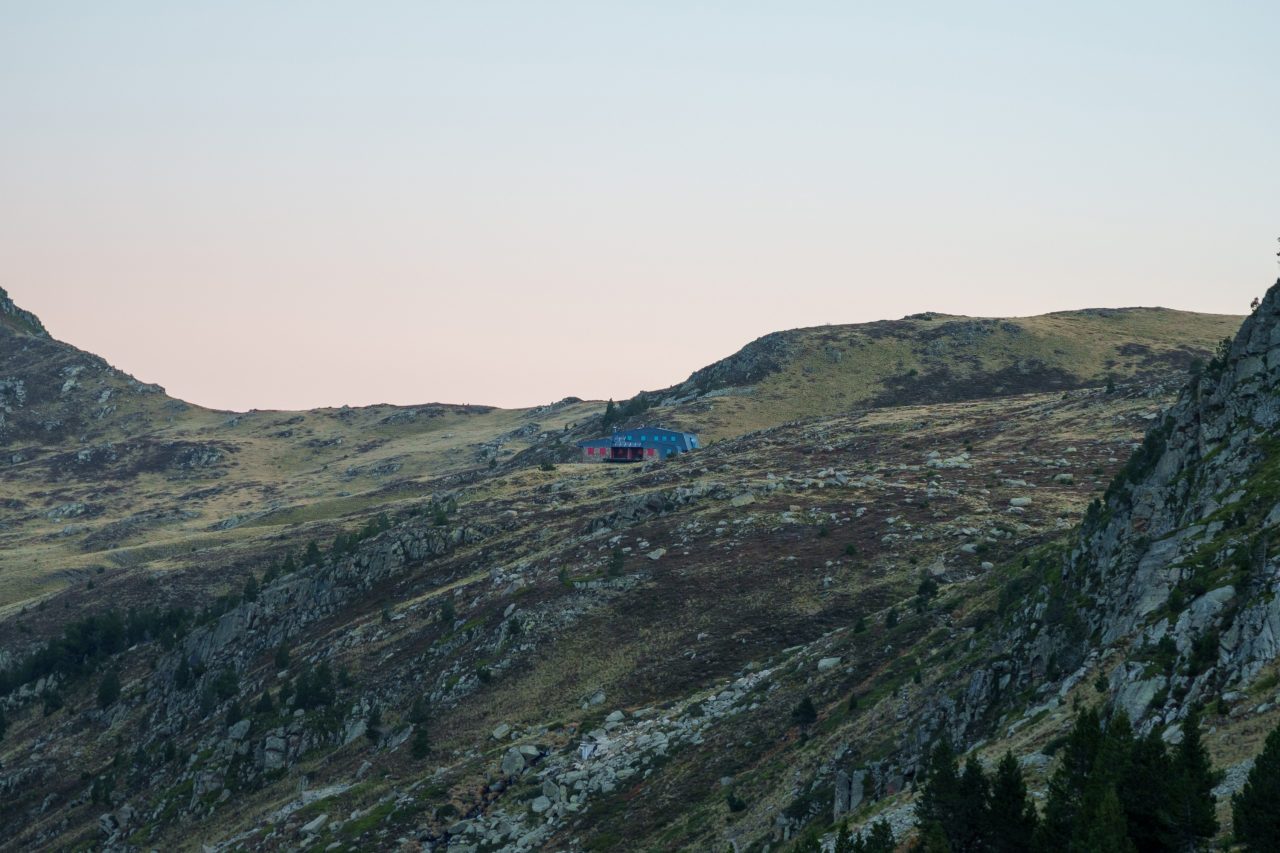 Refuge du Rulhe depuis Estagnol