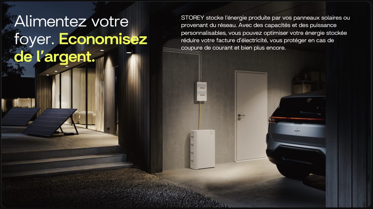 Sunology Storey Batterie compteur electrique