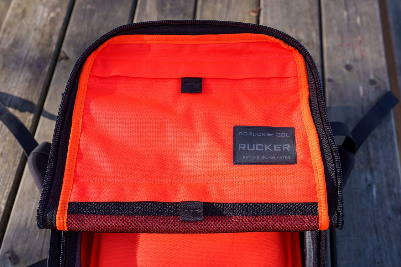 GORUCK Rucker interieur poches