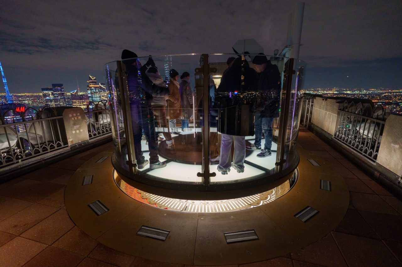 ascenseur skylift top of the rock