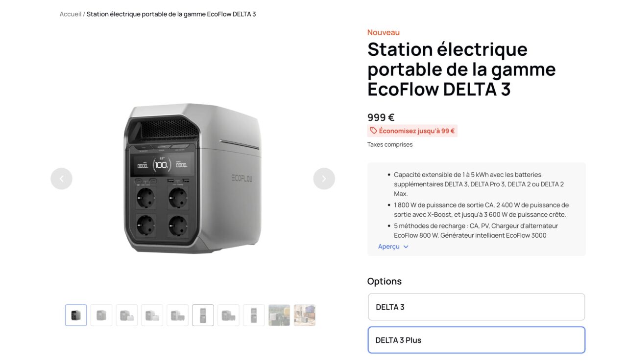 Ecoflow Delta 3 Plus