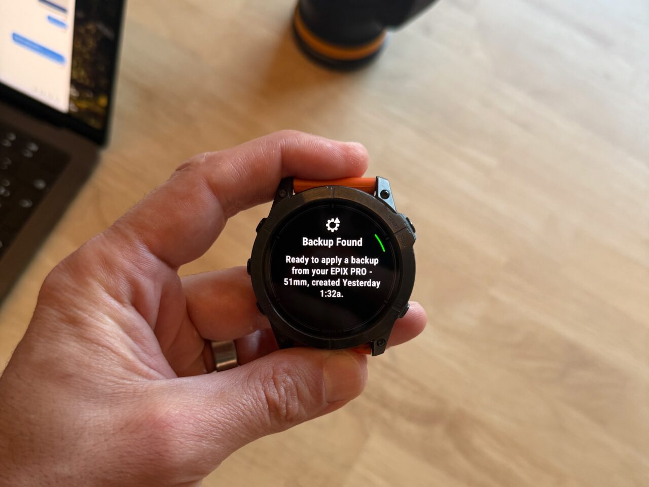 montres garmin epix backup restauration