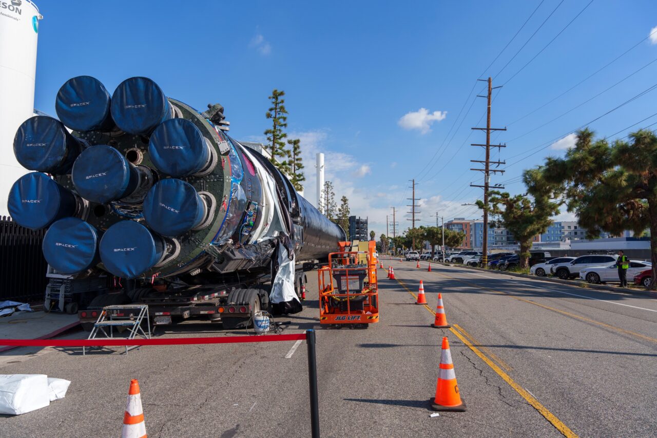 SpaceX Los Angeles fusee