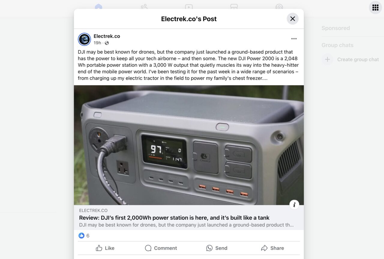 DJI Power 2000 Electrek