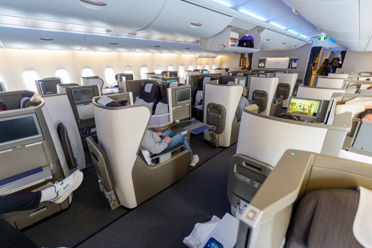 disposition business A380 british airways