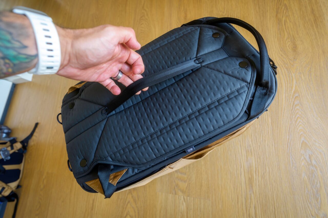 travel backpack bretelles rangees