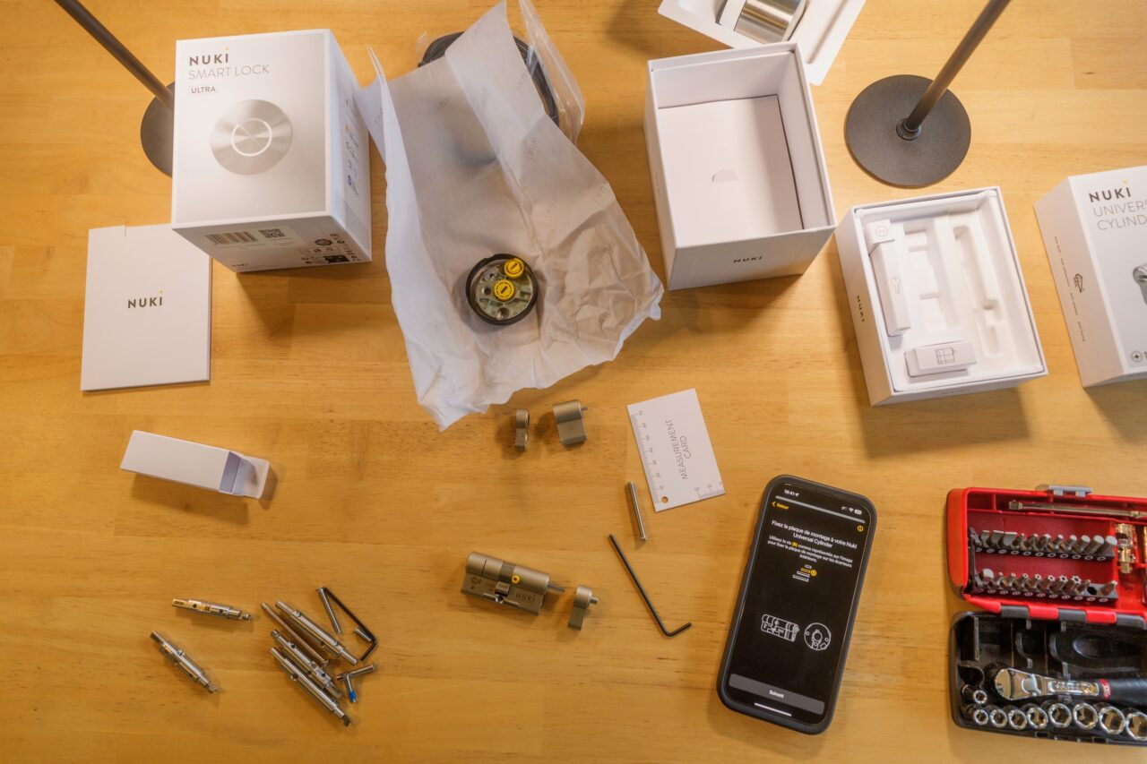 accessoires nuki avant installation