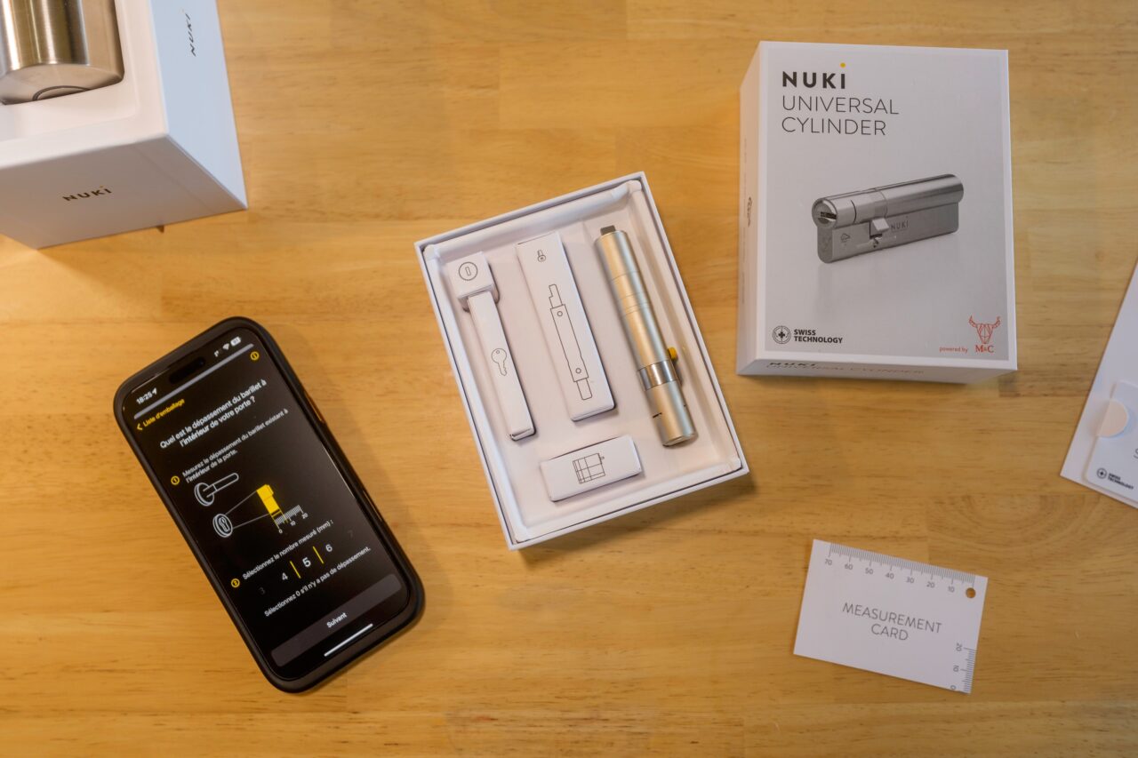 installation serrure nuki smart lock ultra cylindre