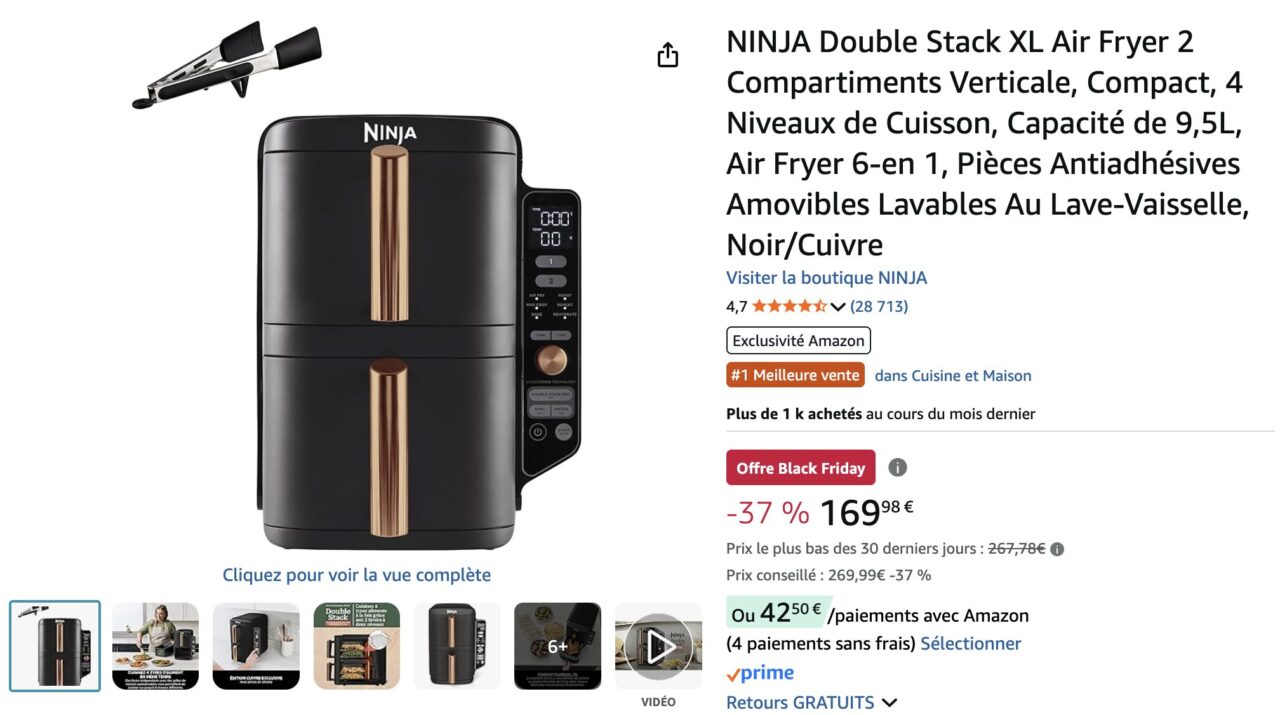 Ninja double stack XL