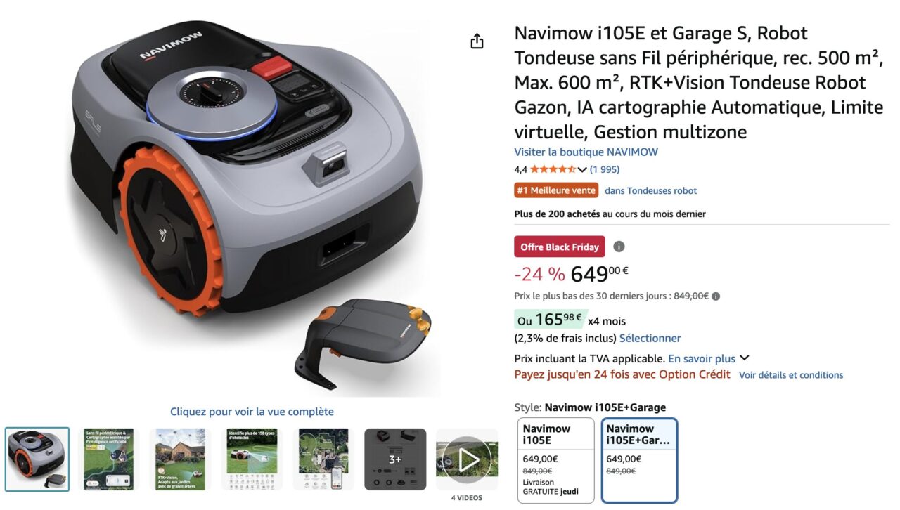 black friday navimow i105 black friday navimow i105