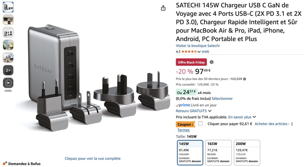 satechi travel charger satechi travel charger