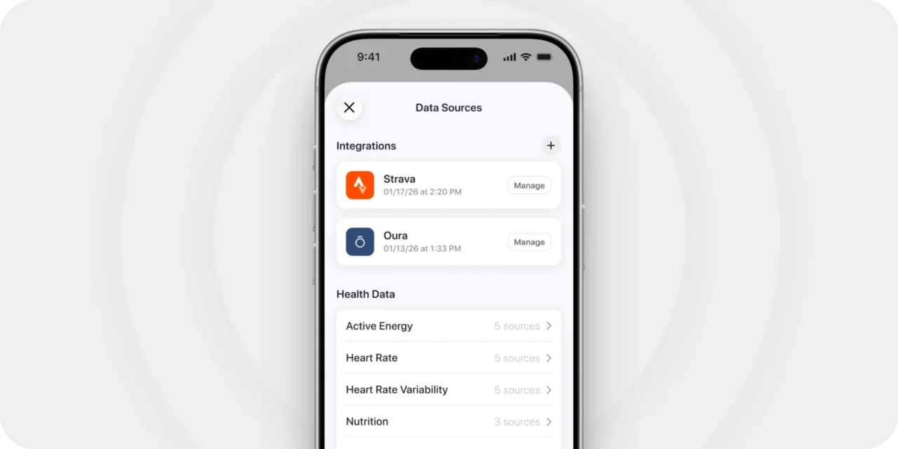 bevel hiver strava oura