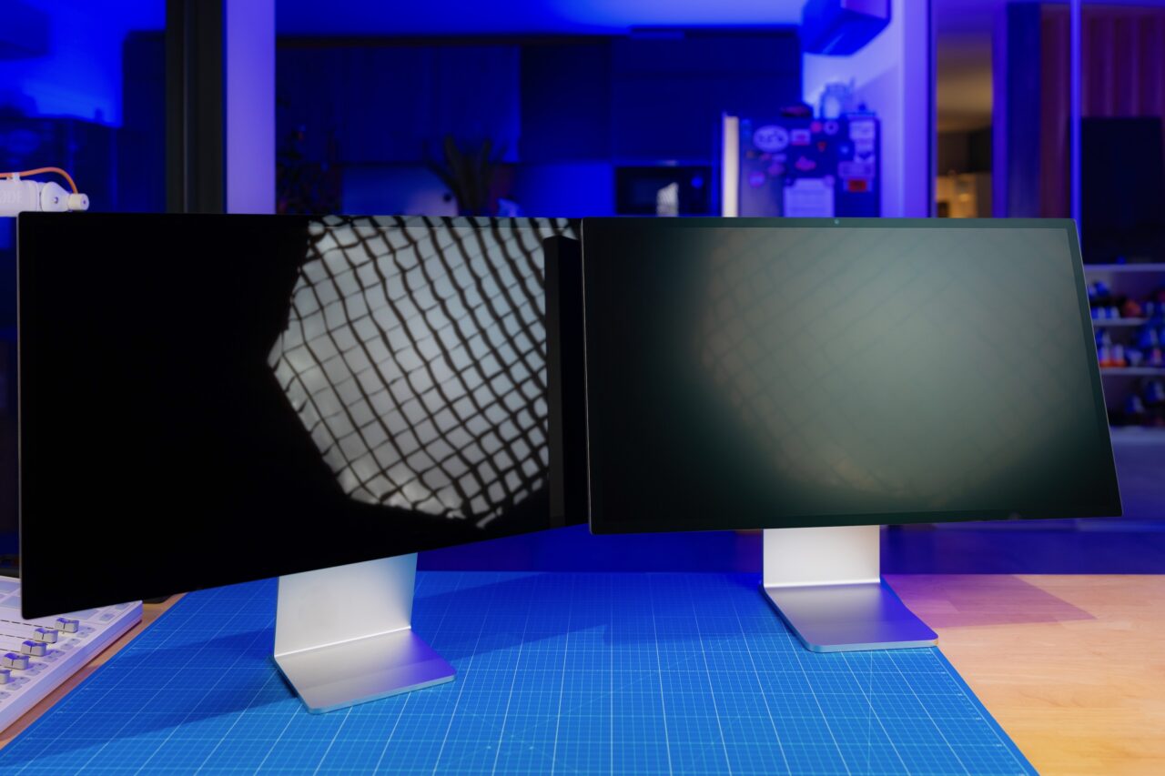 studio display xdr reflets