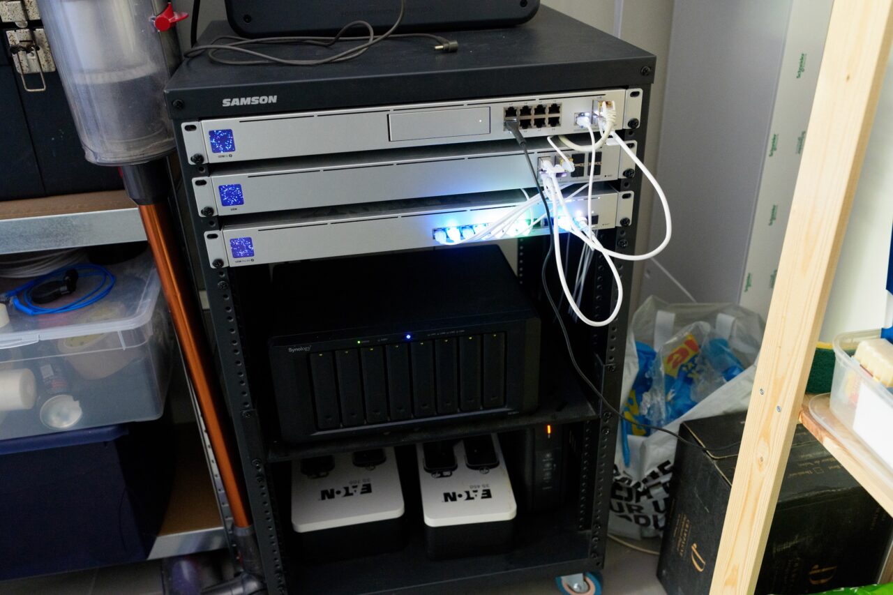 baie reseau lokan unifi domotique