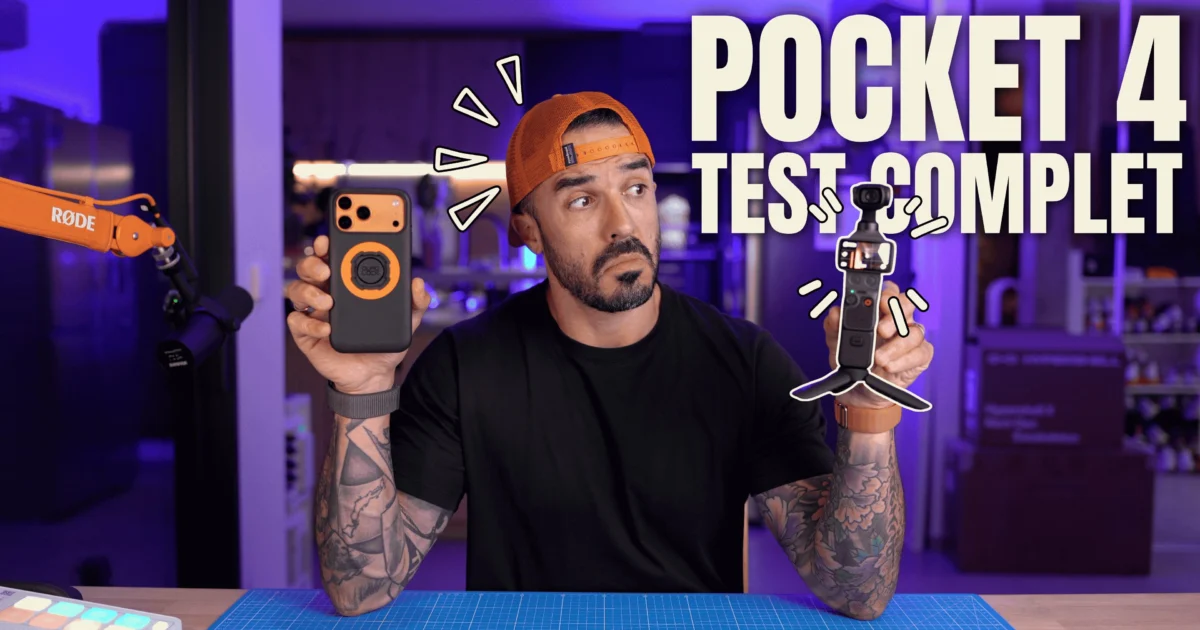 DJI Pocket 4 vs iPhone 17 Pro : le vrai comparatif vidéo