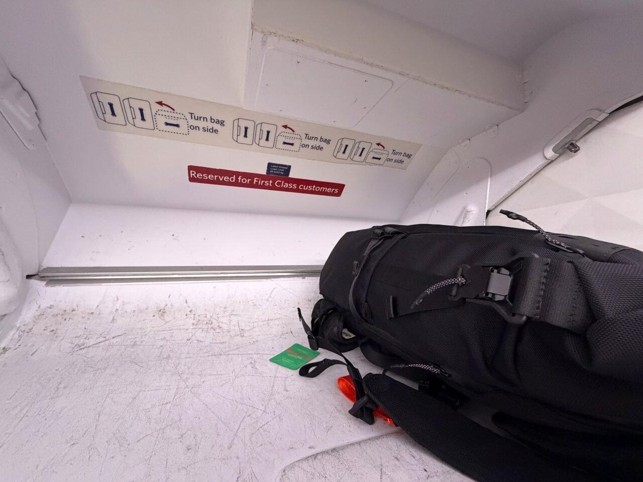 bagage cabine coffre avion