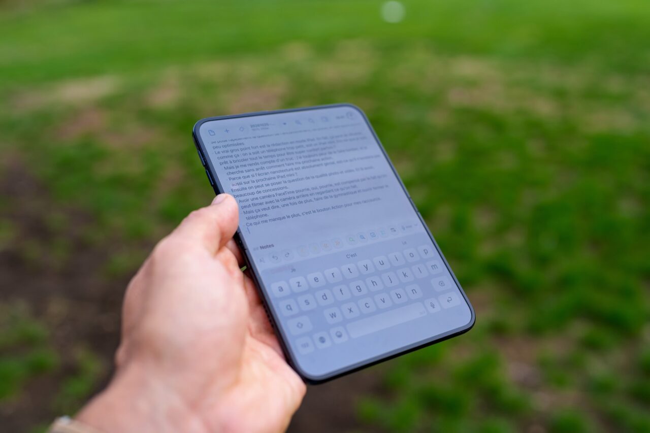 ecran iphone duo nano texte